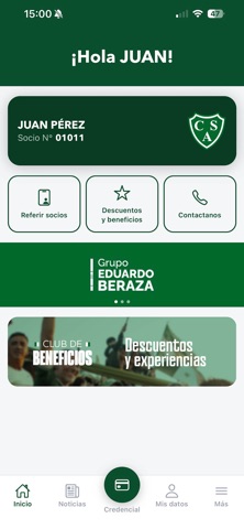 CAS - Club Sarmiento de Junin iPhone screenshot 1