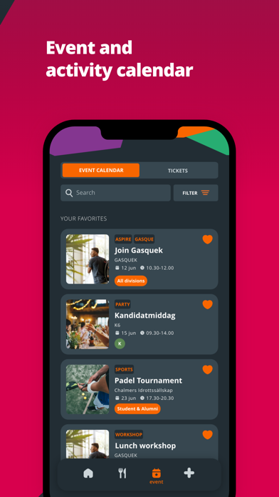 Chalmers Studentkår Screenshot