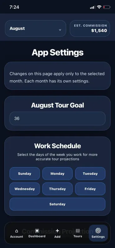 Tour Count screenshot 5 of 6