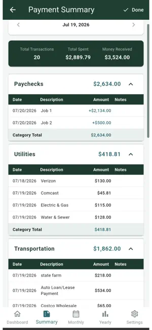 Paycheck Planner: Calculator screenshot 3