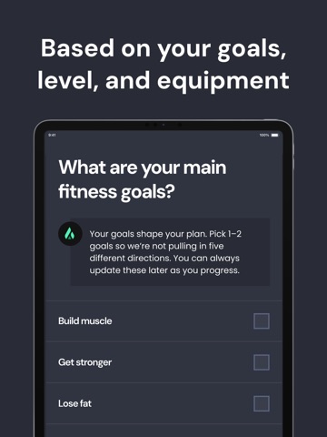 Coach OS: Gym Workout System iPad screenshot