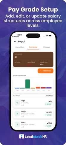 Leadstack HR iPhone screenshot