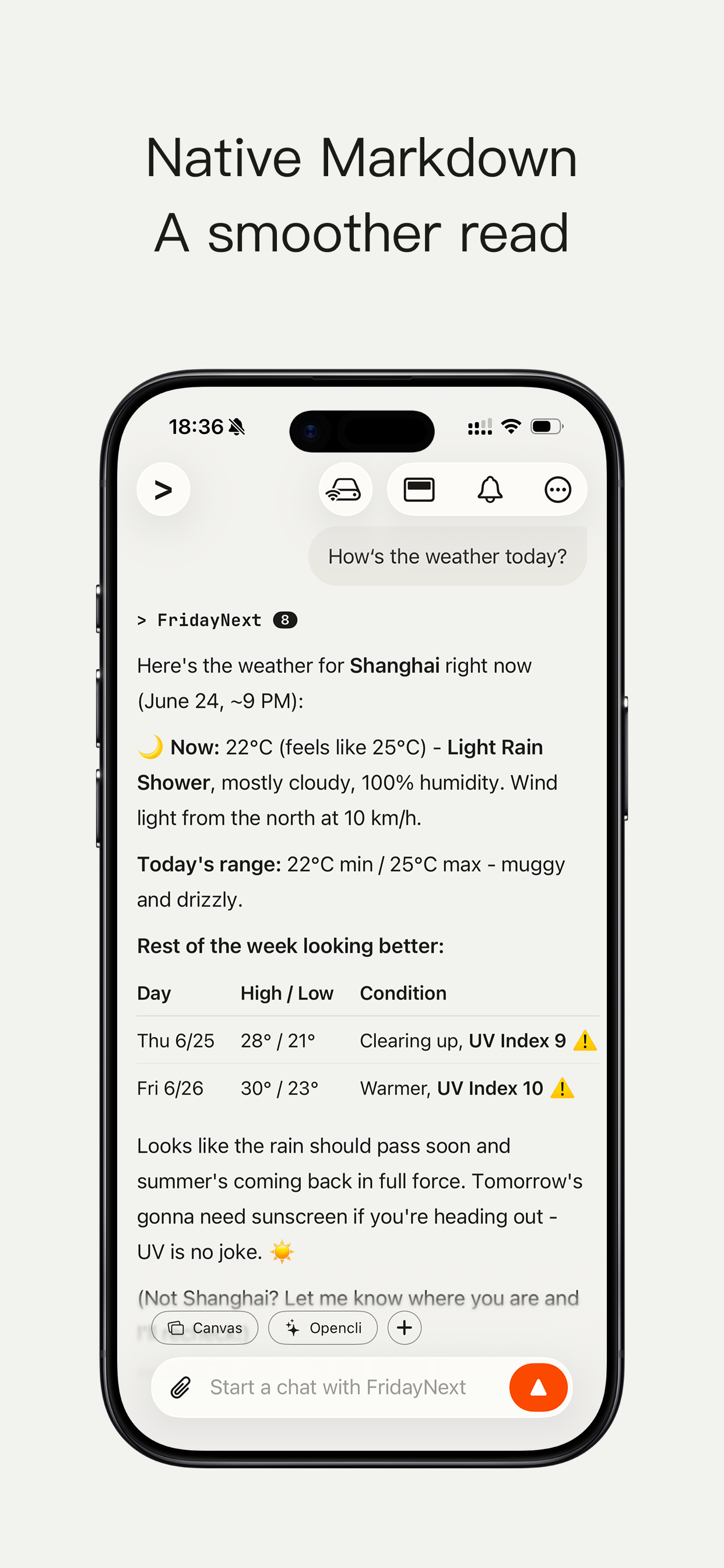 FridayNext screenshot 3