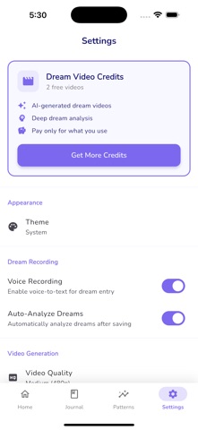 Night Mind - AI Dream Journal screenshot