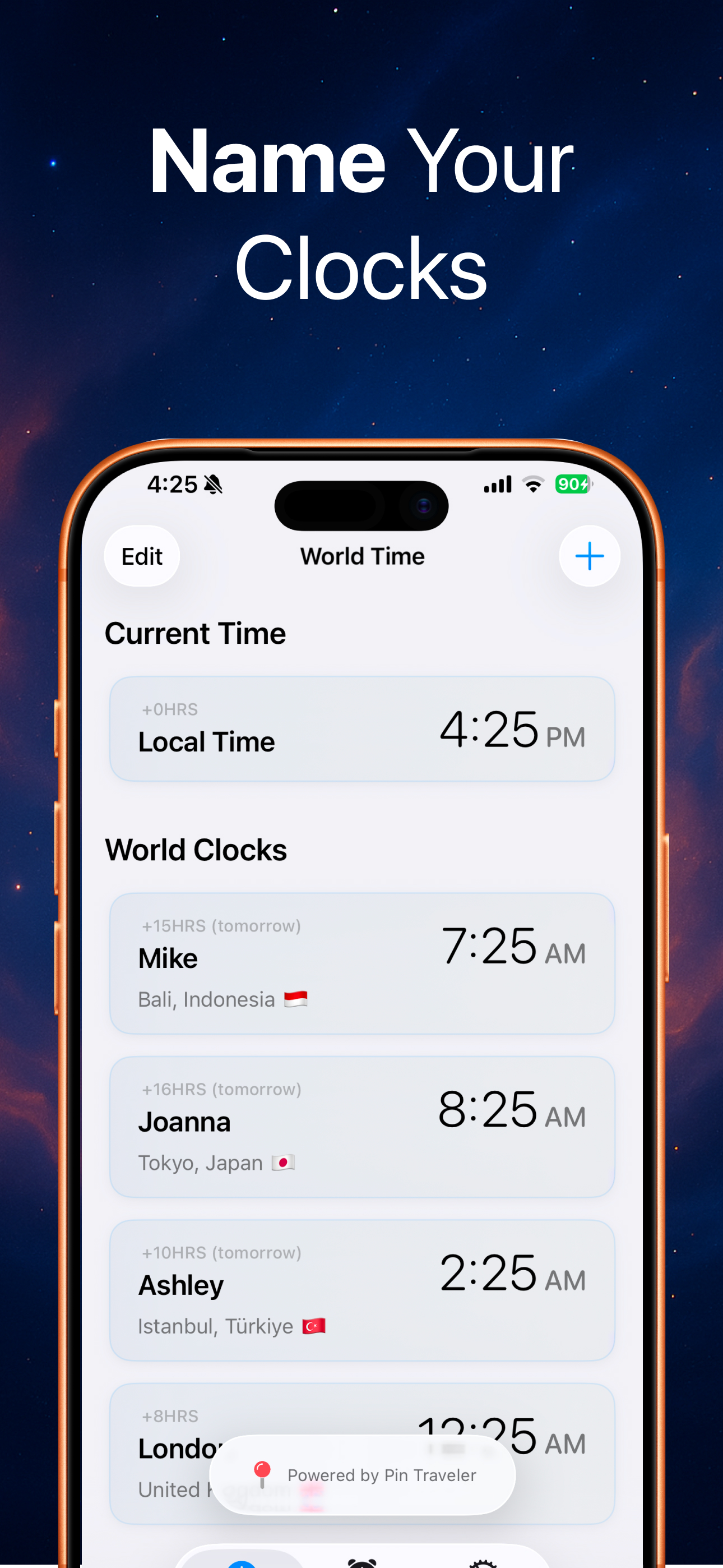 Better Clock: World Timezones