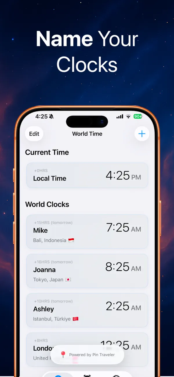 Screenshot #3 pour Better Clock: World Timezones