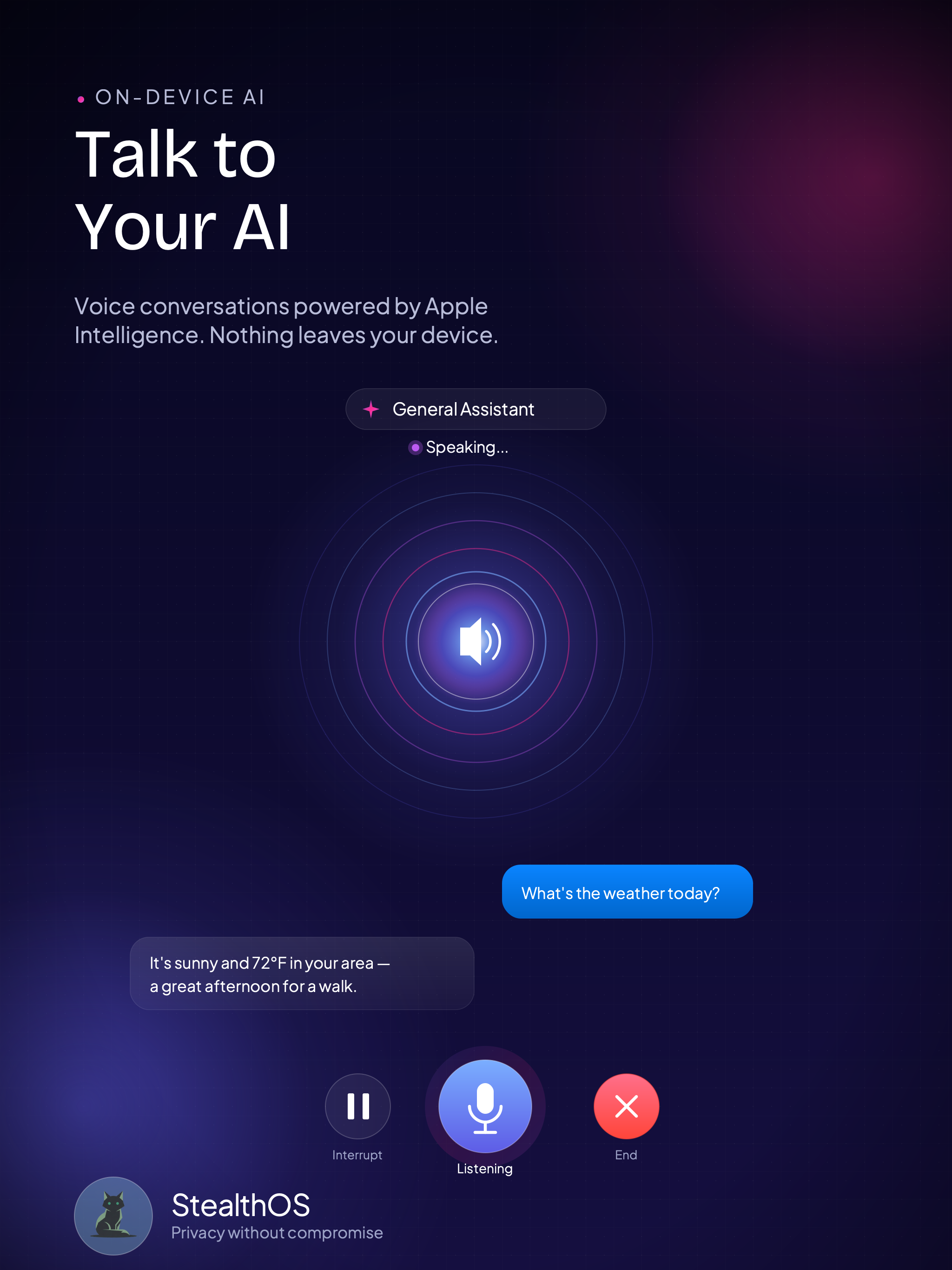 StealthOS: Private Browser