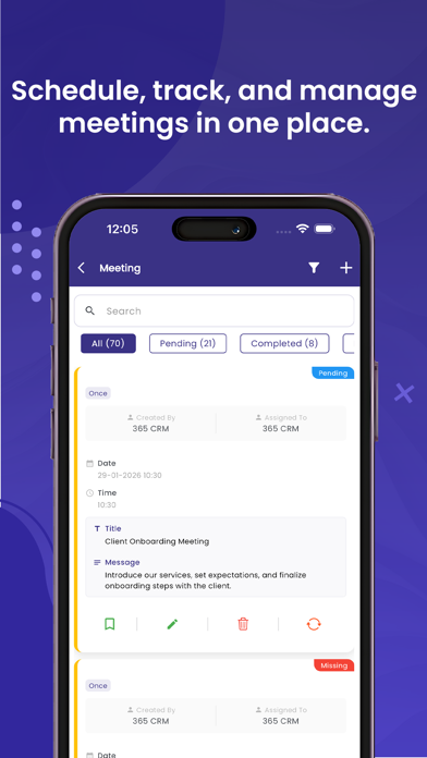 365 CRM iPhone screenshot 6 - Business app