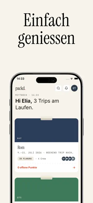 packd – Group Trip Planner screenshot 2