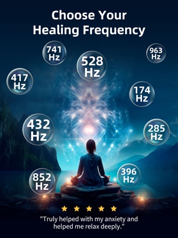 Solfeggio: Healing Frequencies iPad screenshot