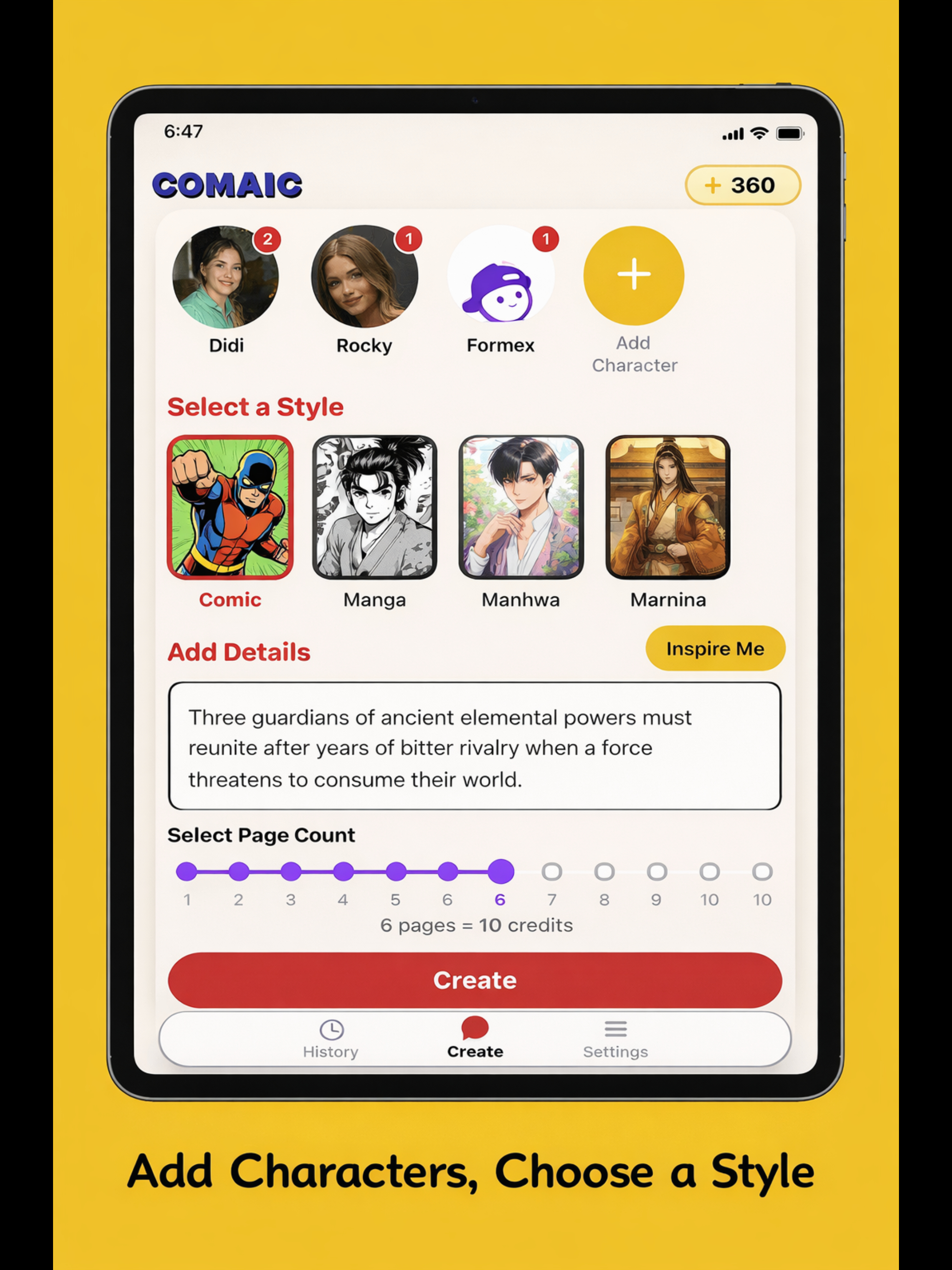 COMAIC - AI Manga Comic Maker