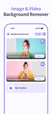Photo & Video BG Remover iPhone screenshot