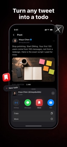 Glean - Act on bookmarks Screenshot 1 of 7