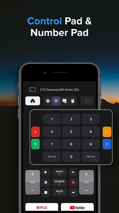 Remote Control Samsung TV Screenshot