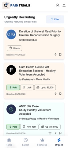 Clinical Trials 365 iPhone screenshot