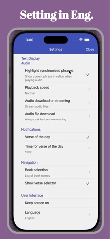 Mara Bible + Audio Screenshot 9 of 10