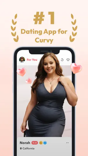 Curvy Dating App: WooPlus screenshot 1