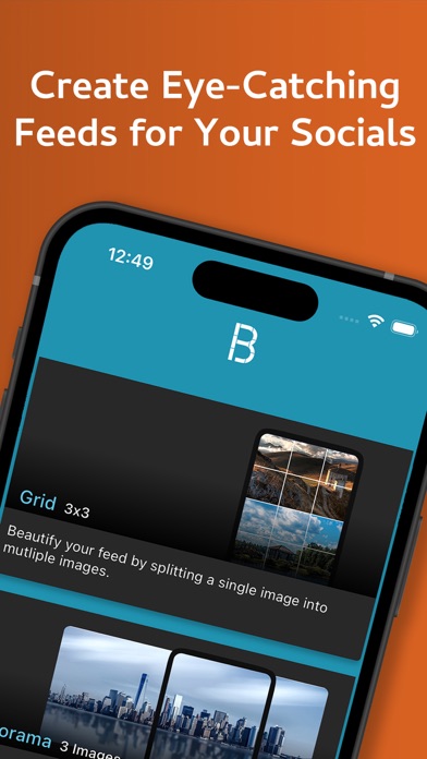 Screenshot #2 pour Bannergram - Feed & Grid Maker