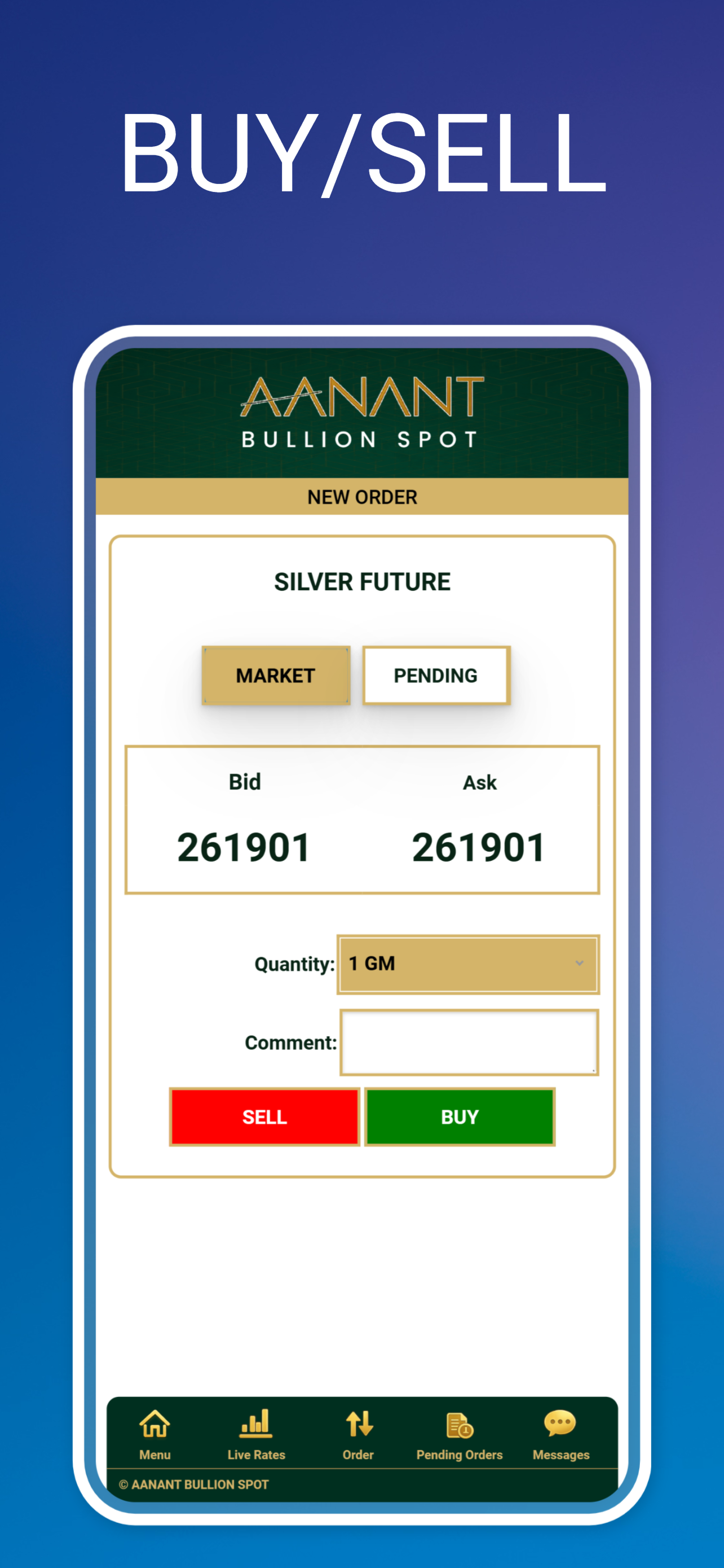 Aanant Bullion Spot