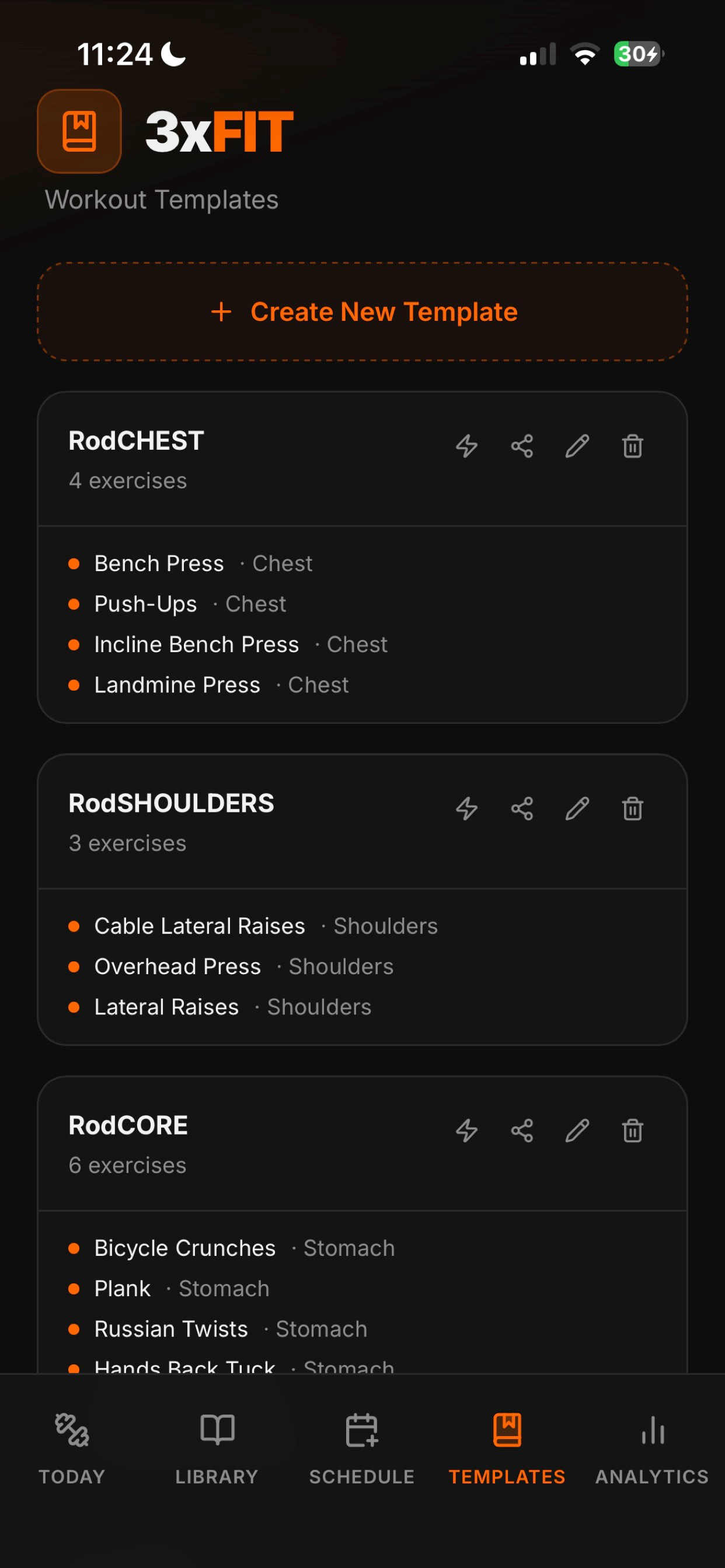 3xFIT Tracker screenshot 4