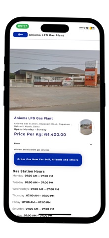 Bring My Gas App screenshot