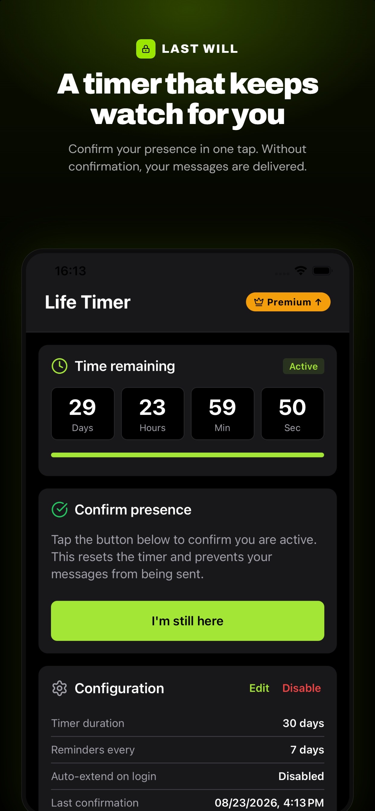 Screenshot 2 of LastWill : Encrypted Vault