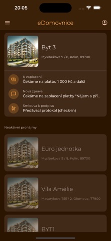 eDomovnice - nájemce screenshot