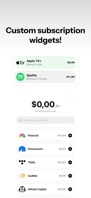 subscription tracker - mor screenshot 3