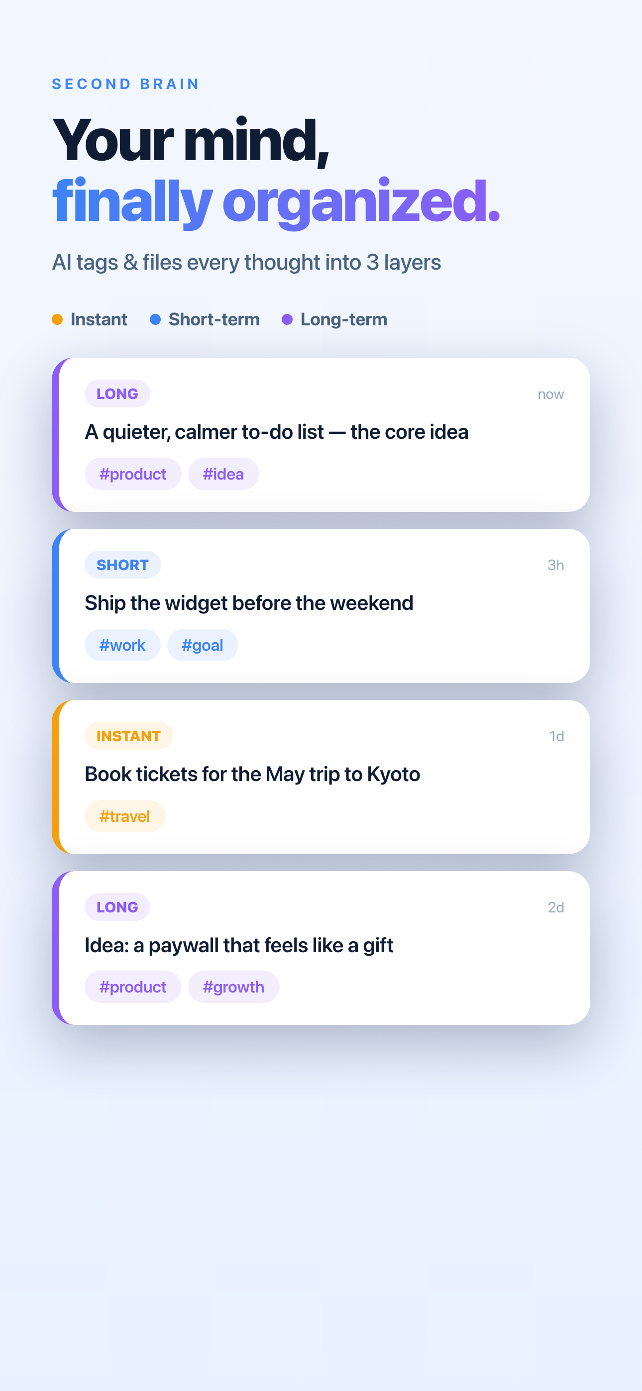 Second Brain - AI Memory Notes screenshot 8