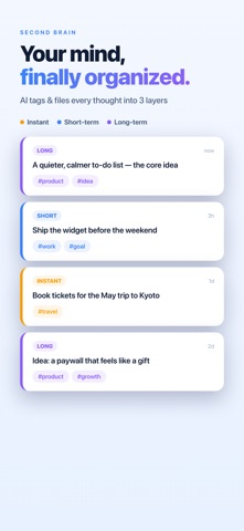 Second Brain - AI Memory Notes Screenshot 8 of 8
