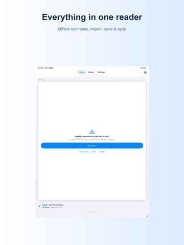 TextVoice: Text to Speech iPad screenshot