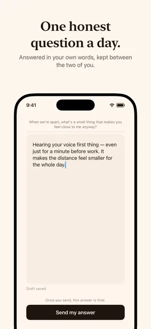 Elumi: Couples Daily Questions screenshot 2