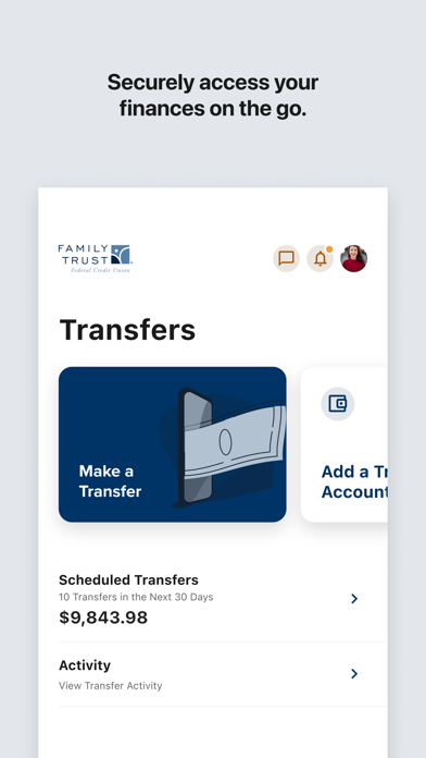 Family Trust Digital Banking Screenshot