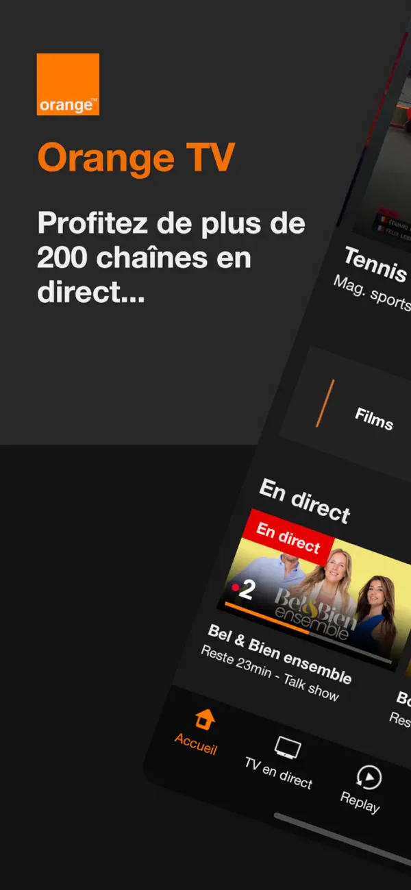 Screenshot #1 pour Orange TV • France