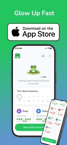 Glow Up Habit Tracker - Nectar Screenshot 1 of 7