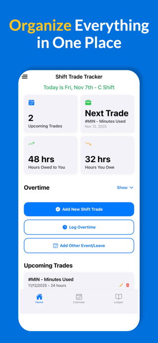 FD Shift Trade Tracker Screenshot 2 of 8