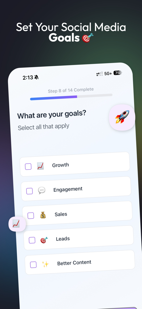Taz AI: Coach, Growth, Viral screenshot 1