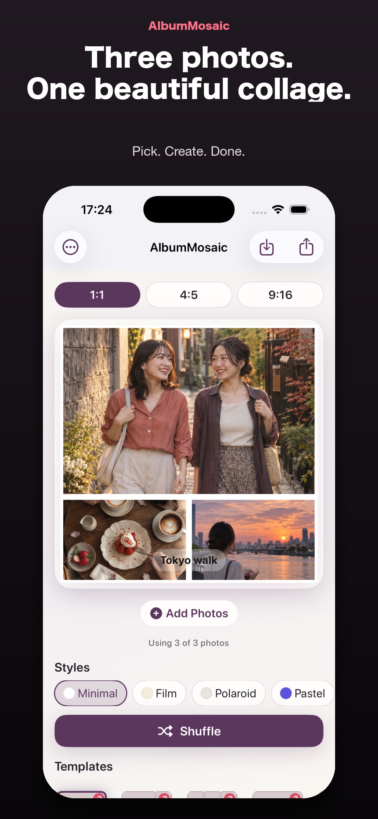 Screenshot 1 of AlbumMosaic - Collage Maker