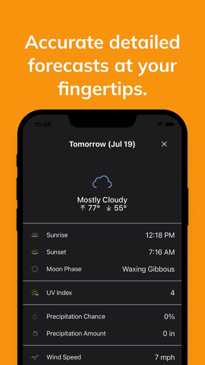 Honestly Weather NOAA Forecast screenshot-3
