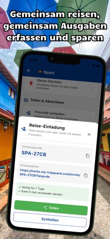 TripGuard: Reisekosten Budget screenshot