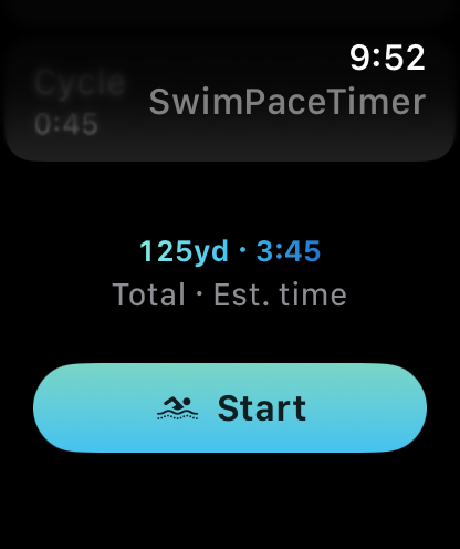 SwimPaceTimer screenshot 3