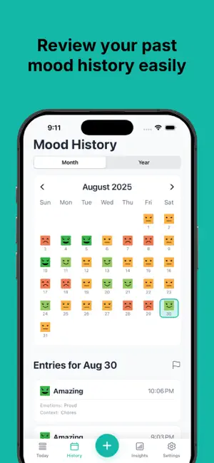 Mosaic - Mood Journal screenshot 4