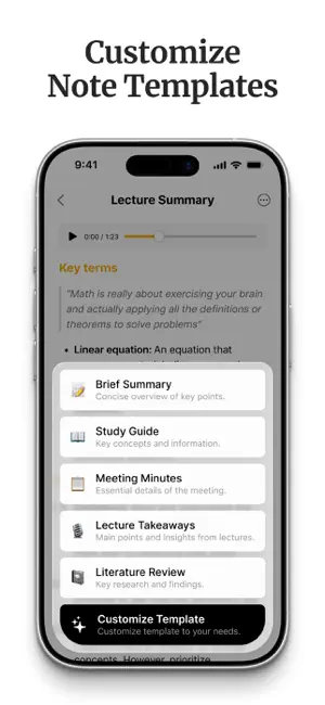 HyNote: AI Note Taker, Summary screenshot 4