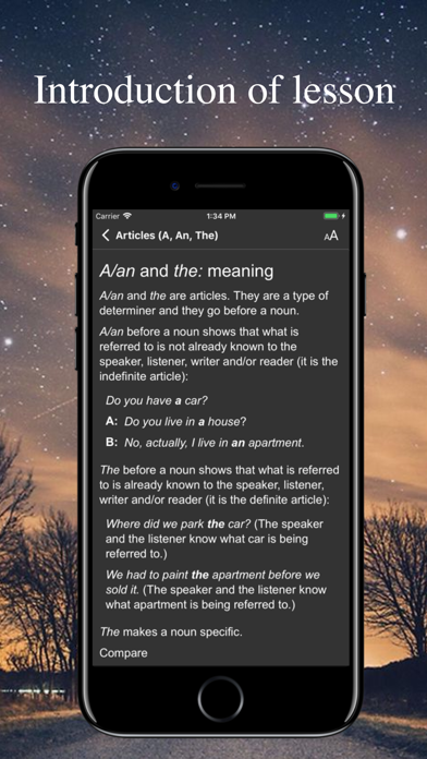 English Grammar Test - Phrases Screenshot