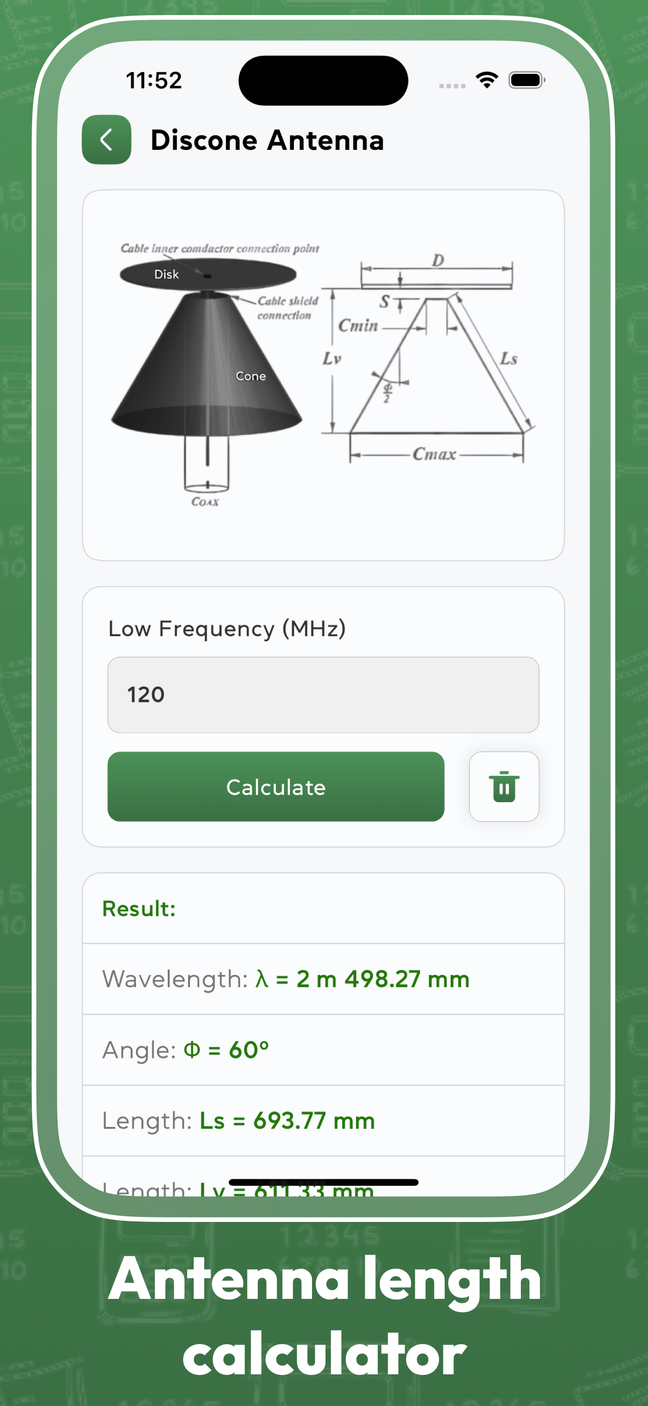 Dipole calculator