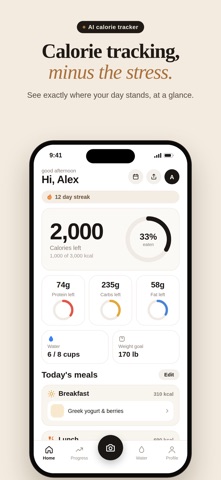 Kcalm: Calorie & Diet Tracker Screenshot 2 of 7