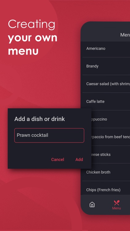 WaiterBolt waiter notebook app