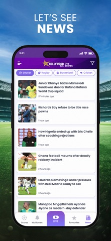 Hollywoodbets Live Scores iPhone screenshot 8