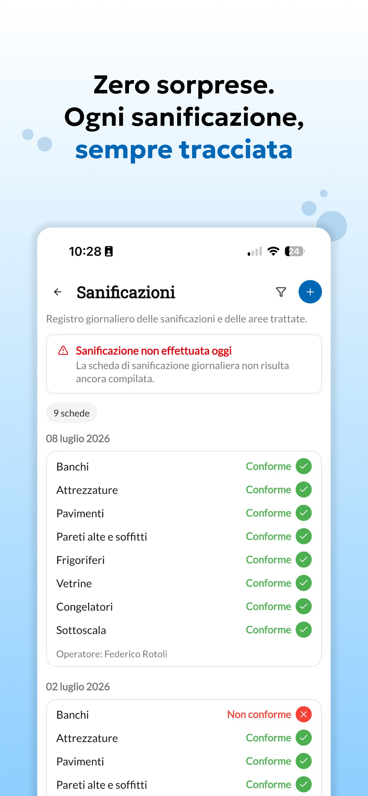 Myllog - Sicurezza Alimentare screenshot 3