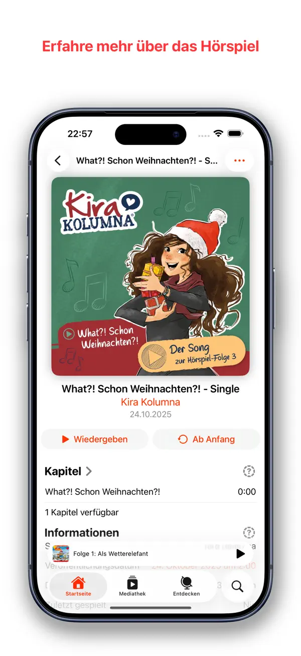 Hörspielzentrale iPhone App Screenshot 7 – Unterhaltung